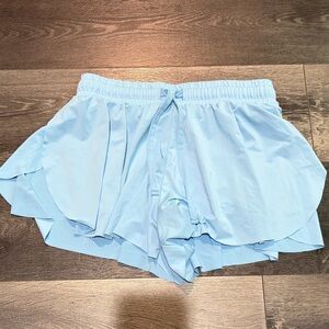 Light Blue Girls Shorts